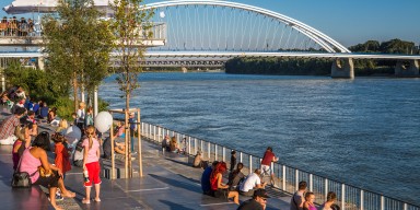 Modern City on the Danube
