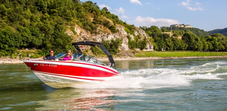 Speedboats on the Danube