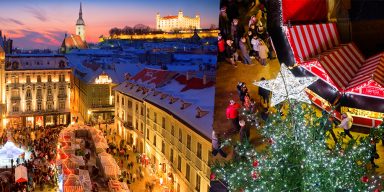 Frohe Weihnachten in Bratislava