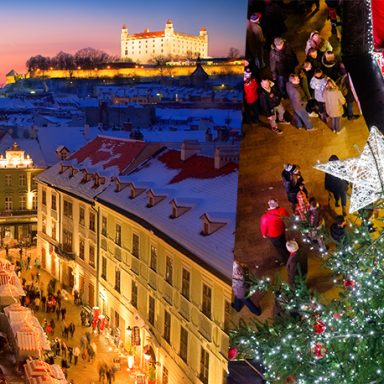 Frohe Weihnachten in Bratislava