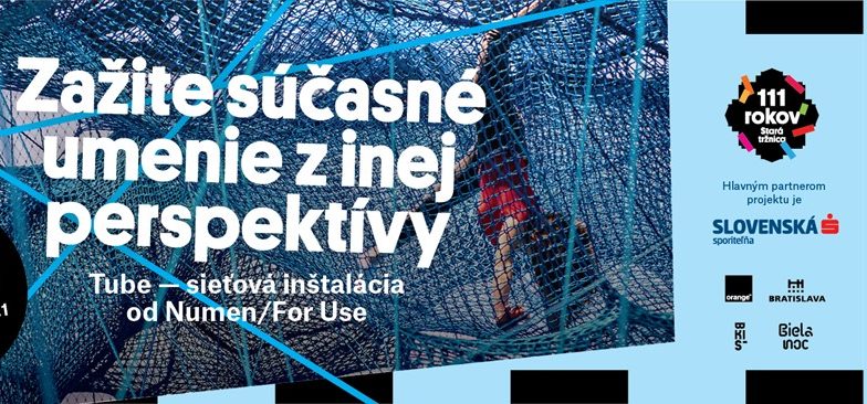 Net Installation „Tube“ in the Old Market Hall