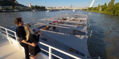 Goose Dinner on the boat Harmonia