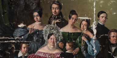 The Scherzs. Restoration of a family portrait