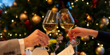 Christmas Eve dinner at Riverbank Restaurant