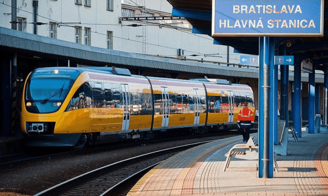 Train connections fostering Bratislava’s green accessibility