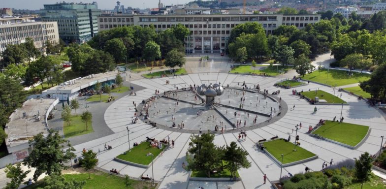 Platz der Freiheit – Wasserspielplatz