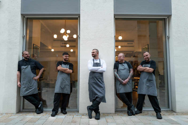The team of chefs at Bistronomy restaurant