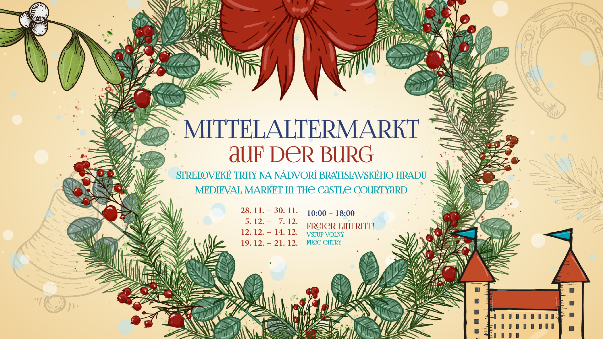 mittelaltermarkt auf der burg